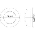 MINI ΦΟΡΗΤΟ ΦΩΤΑΚΙ ΝΥΚΤΟΣ 0,45W RGB 6 ΤΕΜΑΧΙΩΝ - Image 2