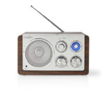 ΕΠΙΤΡΑΠΕΖΙΟ ΑΝΑΛΟΓΙΚΟ ΡΑΔΙΟΦΩΝΟ FM ΣΕ RETRO DESIGN ΚΑΦΕ/ΑΣΗΜΙ - Image 3