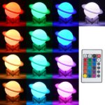 LED ΕΠΙΤΡΑΠΕΖΙΟ ΦΩΤΙΣΤΙΚΟ Φ15 CM 2W DIMMABLE ΜΕ ΤΗΛΕΧΕΙΡΙΣΤΗΡΙΟ-ΑΦΗΣ RGBW ΛΕΥΚΟ - Image 2