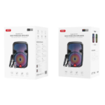BLUETOOTH ΗΧΕΙΟ RGB 10W ΜΕ ΤΗΛΕΧΕΙΡΙΣΤΗΡΙΟ ΚΑΙ ΕΝΣΥΡΜΑΤΟ ΜΙΚΡΟΦΩΝΟ - Image 6