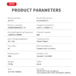 BLUETOOTH ΗΧΕΙΟ RGB 40W ΜΕ ΤΗΛΕΧΕΙΡΙΣΤΗΡΙΟ ΚΑΙ ΑΣΥΡΜΑΤΟ ΜΙΚΡΟΦΩΝΟ - Image 6