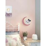 ΑΠΛΙΚΑ ΤΟΙΧΟΥ LED Φ30CM 36W 3000-6500Κ(3CCT BY SWITCH) PINK KITTY - Image 2