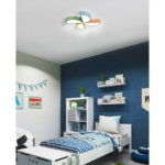 LED ΠΛΑΦΟΝΙΕΡΑ Φ50CM 36W 3000-6500Κ(3CCT) DIMMABLE ΜΕ ΤΗΛΕΧΕΙΡΙΣΤΗΡΙΟ FLOWER - Image 2