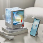 LED ΦΩΤΙΣΤΙΚΟ/ΗΧΕΙΟ BLUETOOTH ME ΠΡΟΤΖΕΚΤΟΡΑ ΤΥΠΟΥ AURORA - Image 2