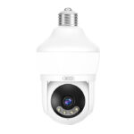 WI FI CAMERA ΠΑΡΑΚΟΛΟΥΘΗΣΗΣ 5ΜΡ ΓΙΑ ΝΤΟΥΙ Ε27 ΜΕ ΕΝΣΩΜΑΤΟΜΕΝΟ LED ΦΩΤΙΣΤΙΚΟ ΚΑΙ ΛΕΙΤΟΥΡΓΙΑ PAN/TILT - Image 2