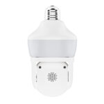 WI FI CAMERA ΠΑΡΑΚΟΛΟΥΘΗΣΗΣ 5ΜΡ ΓΙΑ ΝΤΟΥΙ Ε27 ΜΕ ΕΝΣΩΜΑΤΟΜΕΝΟ LED ΦΩΤΙΣΤΙΚΟ ΚΑΙ ΛΕΙΤΟΥΡΓΙΑ PAN/TILT - Image 3