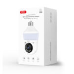 WI FI CAMERA ΠΑΡΑΚΟΛΟΥΘΗΣΗΣ 5ΜΡ ΓΙΑ ΝΤΟΥΙ Ε27 ΜΕ ΕΝΣΩΜΑΤΟΜΕΝΟ LED ΦΩΤΙΣΤΙΚΟ ΚΑΙ ΛΕΙΤΟΥΡΓΙΑ PAN/TILT - Image 4