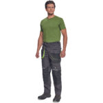 ΠΑΝΤΕΛΟΝΙ ΕΡΓΑΣΙΑΣ GREENDALE ΑΝΘΡΑΚΙ/ΛΑΙΜ 65%poly-35%cott, 270 g/m² No 54/L - Image 5