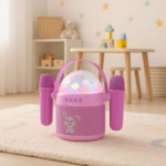 AKAI JoyBox Kids – Karaoke Ηχείο με 2 Ασύρματα Μικρόφωνα & RGB LED - Image 3