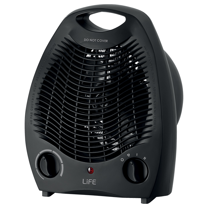 Αερόθερμο 2000W LiFE Warmy Black