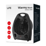 Αερόθερμο 2000W LiFE Warmy Black - Image 5